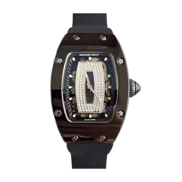 product-img-6863660b1ca3ce22f77a5d22 Richard Mille Rm07-01 Around 31 45Mm Ladies Rm07-01-006 Black With Diamonds Dial Black