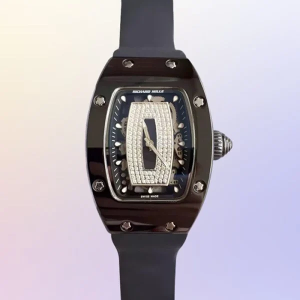 product-img-6863660b1ca3ce22f77a5d29 Richard Mille Rm07-01 Around 31 45Mm Ladies Rm07-01-006 Black With Diamonds Dial Black