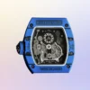 product-img-686366651ca3ce22f77a6256 Richard Mille Rm022 Men Black Dial Rubber Band