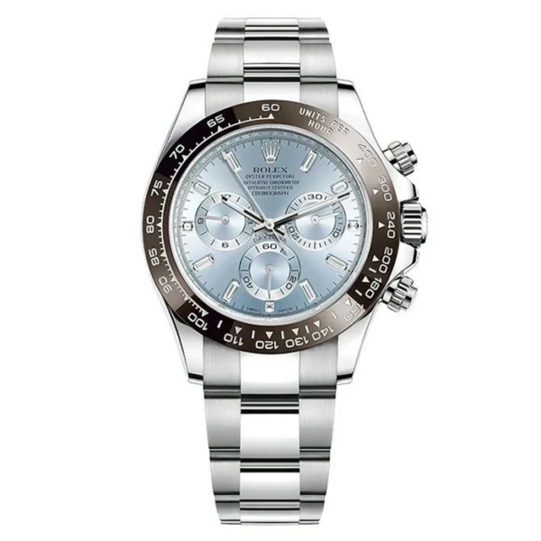 product-img-68636b5d1ca3ce22f77ab13f Rolex Cosmograph Daytona 40Mm Platinum Oyster Ice Blue Dial 116506 Luxury