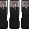 P-FD128X5ATT03-MP 128GB Attaché 3 USB 2.0 Flash Drive, Black (Pack of 5)
