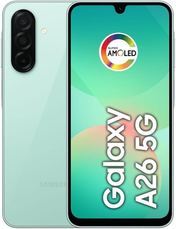 SAMSUNG Galaxy A26 5G 2025 with AI | 256GB, 8GB, Dual SIM | 6.7" 120Hz AMOLED, IP67 Water Resistant, Android 15 | International Model Factory Unlocked for T-Mobile, Global | 25W Charger Bundle (Black)