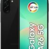 SAMSUNG Galaxy A26 5G 2025 with AI | 256GB, 8GB, Dual SIM | 6.7" 120Hz AMOLED, IP67 Water Resistant, Android 15 | International Model Factory Unlocked for T-Mobile, Global | 25W Charger Bundle (Black)