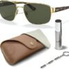 Ray-Ban RB3663 Square-Round Shaped Sunglasses for Men & Women with Official RAYBAN Eyewear Kit