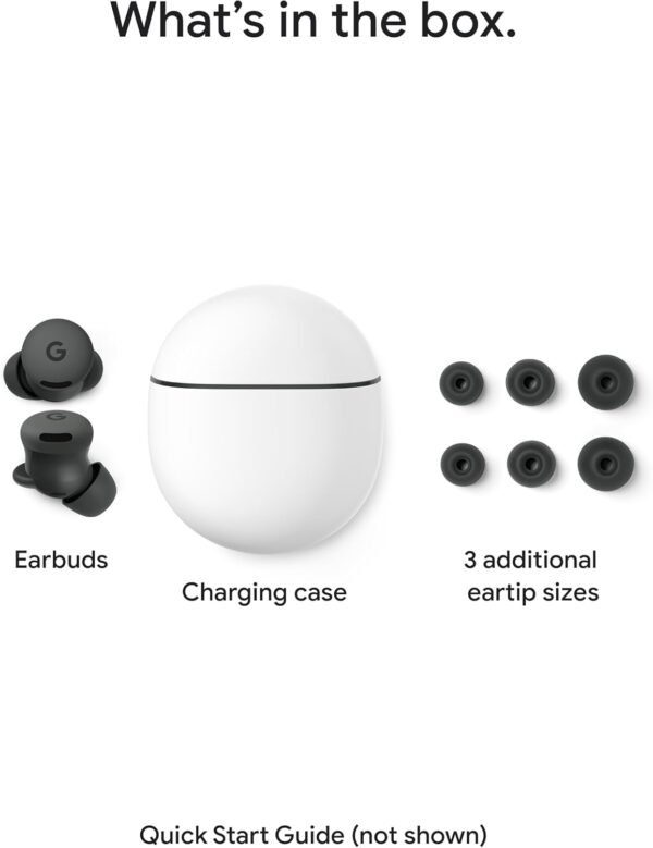 Google Pixel Buds 2a - Wireless Bluetooth Earbuds with Active Noise Cancellation and Transparency Mode - Lightweight, Comfortable Fit - 20-Hour Battery - Water Resistant - Built for Gemini - Hazel