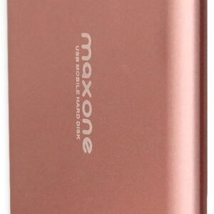 250GB Ultra Slim Portable External Hard Drive HDD USB 3.0 Compatible with PC, Laptop, Rose Pink