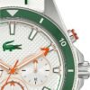 Lacoste Mainsail Men's Chronograph Watch - Stainless Steel - Water Resistant up to 5ATM/50 Meters - Contemporary, Sporty - Premium Fashion Timepiece - Gift for Him - 43mm