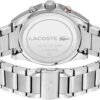 Lacoste Mainsail Men's Chronograph Watch - Stainless Steel - Water Resistant up to 5ATM/50 Meters - Contemporary, Sporty - Premium Fashion Timepiece - Gift for Him - 43mm