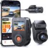 Vantrue S1 Pro Dual 1440P Dash Cam Front and Rear, Dash Camera w/2.7K, STARVIS 2, HDR Night Vision, 5G WiFi, 60FPS, Optional Remote Live View, GPS, Voice Control,24/7 Parking Mode, Support 512GB Max