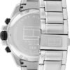 Tommy Hilfiger Men's Dynamic Watch – Quartz Multifunction, Stainless Steel Case, Radial-Etched Dial with CD-Textured Sub-Eyes, Tapered Indexes, Magnified Date Window, Link Bracelet – Gift for Him
