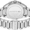 Lacoste Mainsail Men's Chronograph Watch - Stainless Steel - Water Resistant up to 5ATM/50 Meters - Contemporary, Sporty - Premium Fashion Timepiece - Gift for Him - 43mm