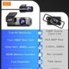 Navycrest 4K Dash Cam Front and Rear with 64GB Card, Built-in 5G WiFi, Dash Camera for Cars 4K Front and 1080P Rear, Dashcams for Cars Loop Recording, Gravity Sensor, 24-Hours Parking Mode