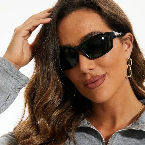 B.N.U.S Corning glass lenses polarized sunglasses for men and women UV400 Protection for Fishing Cycling Driving Italy made