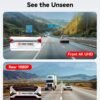 REDTIGER Dash Cam Front Rear, 4K/2.5K Full HD Dash Camera for Cars, Included 32GB Card, Built-in Wi-Fi GPS, 3.16” IPS Screen, Night Vision, 170°Wide Angle, WDR, 24H Parking Mode(F7NP)