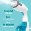 BEAUTURAL Steamer for Clothes, Portable Handheld Garment Fabric Wrinkles Remover, 30-Second Fast Heat-up, Auto-Off, Large Detachable Water Tank