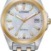 Citizen Ladies' Eco-Drive Classic Peyten Watch, Day-Date, Sapphire Crystal