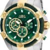 Invicta Men's Bolt Quartz Chronograph 52mm Watch with Stainless-Steel Strap, Gold