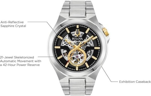 Bulova Men's Classic Maquina Automatic Open Aperture Watch