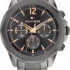 Tommy Hilfiger Men's Multifunction Quartz Watch – Stainless Steel Case, 5 ATM Water Resistant, Urban Style Timepiece, Gift for Him