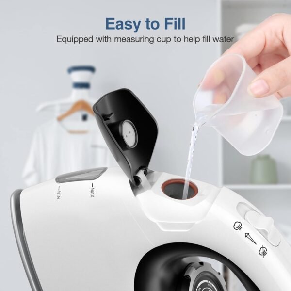 Sundu Mini Travel Iron with Steam,1000W Portable Non-Stick Soleplate Steam Samll Iron for Quilting & Sewing,300 Microsteam Holes,90ml water tank,lockable safety base,Digital Temperature Control-Yellow