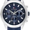 Tommy Hilfiger Men's Multifunction Quartz Watch – Stainless Steel Case, 5 ATM Water Resistant, Urban Style Timepiece, Gift for Him