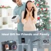 5K Digital Camera for Photography, 80MP 3.5"+2" Dual Screen for Self-Framing 18X Zoom Autofocus Vlogging Camera for YouTube/Content Creators/Travel, Includes 64GB Card + 2 Batteries & Flash