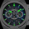 Watches for Men Luxury Quartz Casual Chronograph 3ATM Waterproof Sport Wrist Watches Multifunctional with Silicone Strap Mens Watches