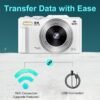5K Digital Camera for Photography - 75MP WiFi Vlogging Camera for YouTube - UHD 18X Zoom Digital Cameras with Flip Screen 3" 180° - Travel Flash Camara for Beginners & Adults