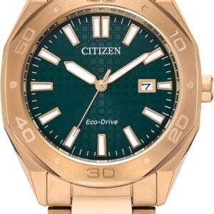 Citizen Men's Eco-Drive Sport Casual Odyn Watch, Stainless Steel Watch, 3 Hand, Date
