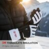 HEAT Heated Ski Gloves 2.0 for Men Women 7.4V 3000mAh Fast Charging Electric Rechargable Batteries 3M Thinsulate Waterproof Touchscreen Bluetooth App Snowboarding Ice Skating Gloves