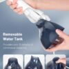 BEAUTURAL Steamer for Clothes, Portable Handheld Garment Fabric Wrinkles Remover, Aluminun Heating Plate, 35-Second Fast Heat-up, Large Detachable Water Tank (Only for 120V)