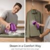 Steamer for Clothes, 1100W Clothes Steamer, Fast Wrinkle Removal with Large 300ml Tank, Ideal for All Fabrics, Easy to Use, Compact and Portable Travel Garment Steamer