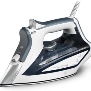 Rowenta Iron Steamer for Clothes, Focus Stainless Steel Soleplate, 400 Microsteam Holes, Powerful Steam Iron, Lightweight, Leakproof, 1725 Watts
