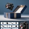 8K Digital Cameras for Photography - Autofocus 88MP WiFi Profession Camera with Dual-Lens - 16X Digital Zoom Photography Camera for YouTube with Lens Hood, Touch Screen, 2 Batteries & Charging Stand