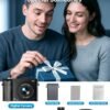 4K Digital Camera for Photography- 50MP Autofocus Vlogging Camera with 2.8" 180° Flip Screen, 16X Digital Zoom- Compact Point and Shoot Camera with 64GB SD for YouTube, Travel, Beginners