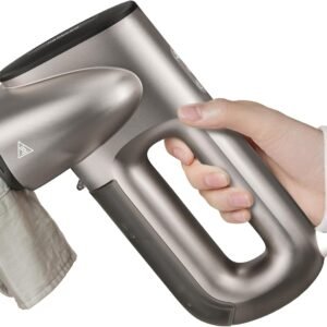 Neakasa Magic 1 Vacuum Steamer, Handheld Travel Garment Steamer for Clothes, 2300Pa Suction for Fabric Grip, Featuring Exclusive AirIron Technology for 110-120V Use (Silver)