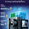 4K Digital Camera for Photography- 50MP Autofocus Vlogging Camera with 2.8" 180° Flip Screen, 16X Digital Zoom- Compact Point and Shoot Camera with 64GB SD for YouTube, Travel, Beginners