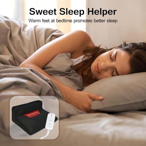 71t6x48qrjL._AC_SL1500_ Electric Heated Foot Warmer for Men and Women,3D Foot Heating Pad for Cold Feet Ankles Relief, Dry Heat Feet Sanua Under Desk 45Auto Shut Off with 3 Heat, Office Home Winter