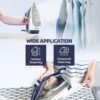 Steam Iron for clothes - 1750W Clothes Iron with Non-Stick Ceramic Soleplate, Powful Steam, 3-Way Auto-Off, Self-Cleaning, Anti-Calc, 13.52oz Water Tank Ironing Clothes for Home
