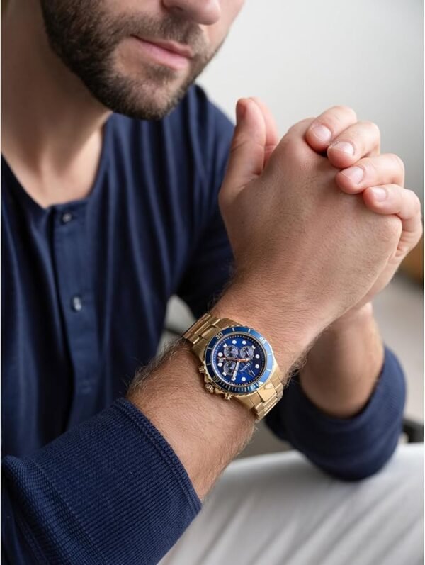 71vp2HnvM7L._AC_SX679_ Bulova Men's Classic Sport 6-Hand Chronograph Quartz Watch, Calendar Date, Luminous Hands and Markers, 100M Water Resistant, 44mm