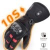 SAVIOR HEAT Heated Motorcycle Gloves for Men & Women, 7.4V 3000mAh Waterproof Heated Gloves with Rechargeable Battery Up to 10H for Winter Outdoor Riding, Cycling, Snowmobile
