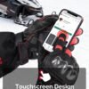 SAVIOR HEAT Heated Motorcycle Gloves for Men & Women, 7.4V 3000mAh Waterproof Heated Gloves with Rechargeable Battery Up to 10H for Winter Outdoor Riding, Cycling, Snowmobile