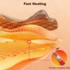 Electric Foot Warmer, Rapid Heating Pad for Feet, 6-Level Heating Feet Warmers Washable, Heated Slippers Christmas Gift for Women Men
