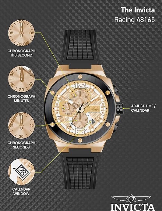81n7hPS0X2L._AC_SY695_ Invicta Racing Men 47mm dial Quartz
