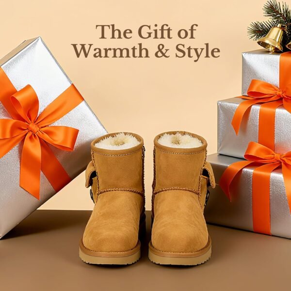 Heated Boots for Women & Men, Waterproof Winter Heated Shoes with 5000mAh Rechargeable Battery, 3-Level Warming, Electric Foot Warmer for Indoor & Outdoor Use, Heated Slippers for Woman