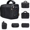 81oMU-w+faL._AC_SL1500_ Waterproof Anti-shock Camera Case Bag Compatible for Canon Powershot SX540 SX530 SX60 SX420 HS M5,Nikon Coolpix L340 B500 B700 L330 L840 P610,Panasonic LUMIX,Sony a6000 Digital Camera