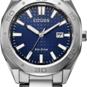 Citizen Men's Eco-Drive Sport Casual Odyn Watch, Stainless Steel Watch, 3 Hand, Date