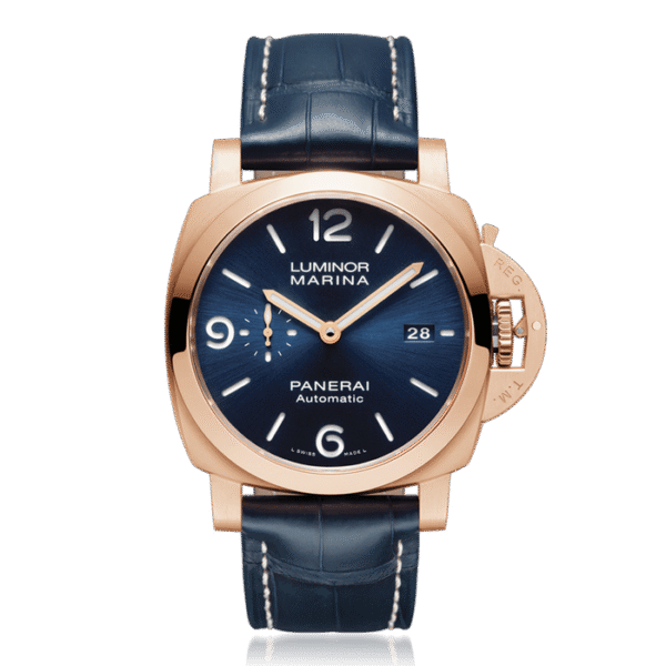 Luxury Panerai Luminor Pam1112 Vsf Rose Gold Blue Dial