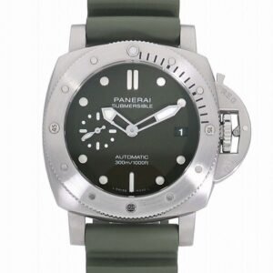 Panerai Luminor Submersible 42Mm Pam1055 Verde Militare Vsf Ss Green Dial P900