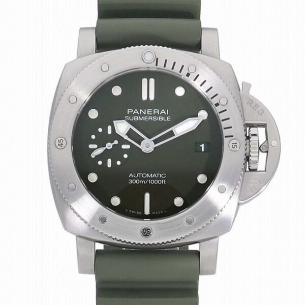 Panerai Luminor Submersible 42Mm Pam1055 Verde Militare Vsf Ss Green Dial P900